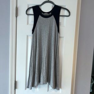 Gray cover up dress